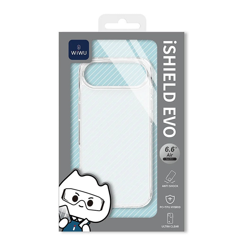 WiWU TPP-109 iShield Evo Thickened Transparent Protective Case For iPhone 17 Air