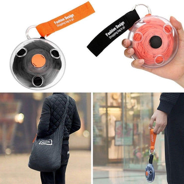 Portable Roll up in Small Case Tote Shopping Bag Artist Magic Box Reusable Mini Cross-Body Storage