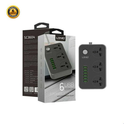 SC3604 6 USB Power Point