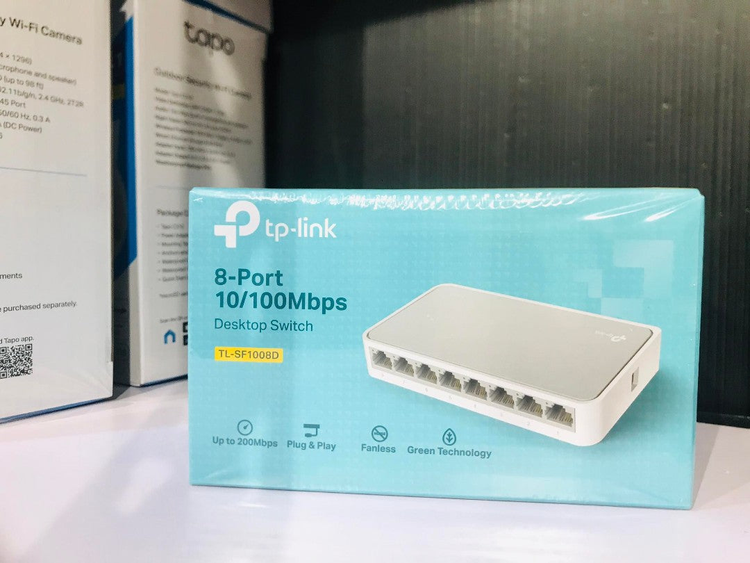 TP-LINK TL-SF1008D 8-Port 10/100Mbps Desktop Switch