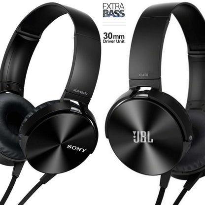 Extra Bass Stereo Headphones XB 450 High Quality Gaming Headsets Handsfree Earphones