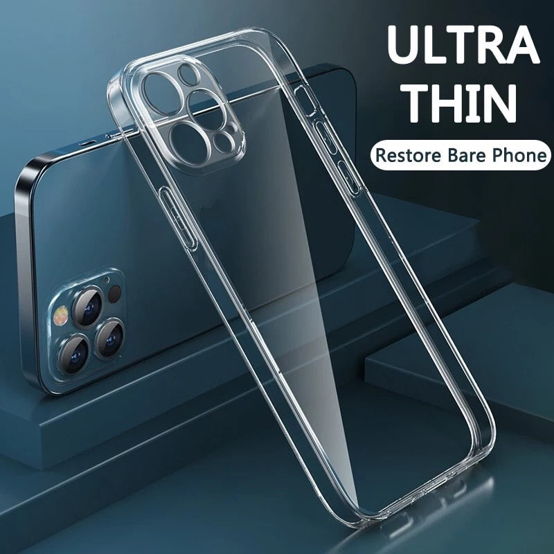 Joyroom Clear Case For IP 13 MINI / Shockproof Full Lens Protection Transparent Cover