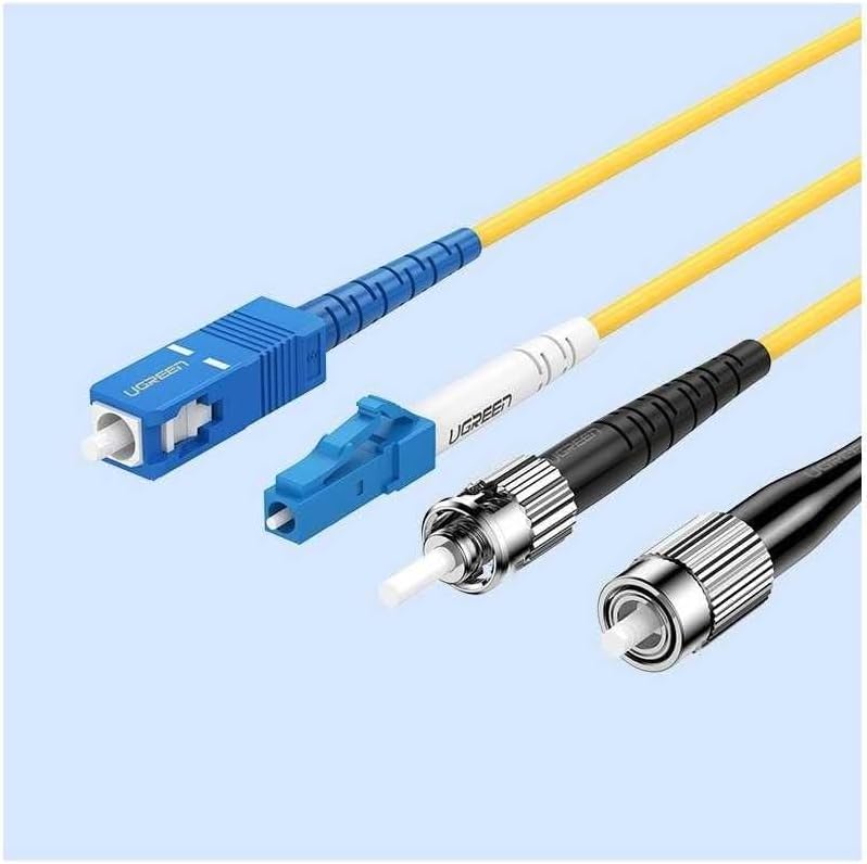 Ugreen 70664 SC-SC Single Mode Fiber Optic Cable, 3 Meter Length