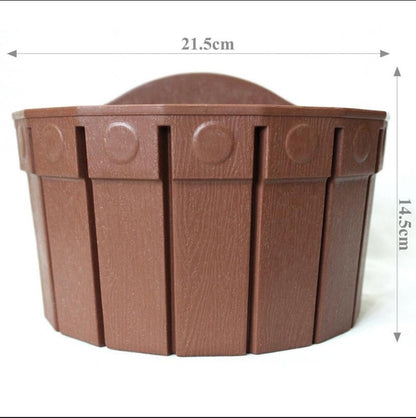 Wall Hanging Pot 5 Pcs Pack C1347 - Random Colours