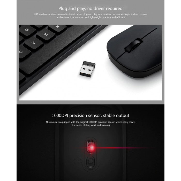 Xiaomi Mi Wireless Keyboard Mouse Combo 2.4GHz – WXJS02YM