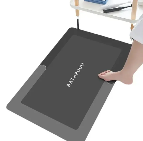 Super Water Absobant Diatomite 3.5Mm Thickness Bathroom Mat