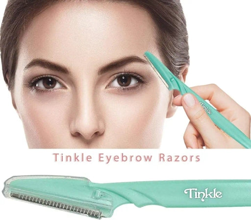 Portable Tinkle Eyebrow Razors - Pack Of 3