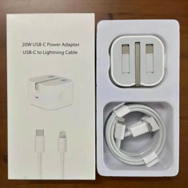 IPhone 13 Pro Max 20W USB-C Power Adapter with Lightning Cable & Charging Dock