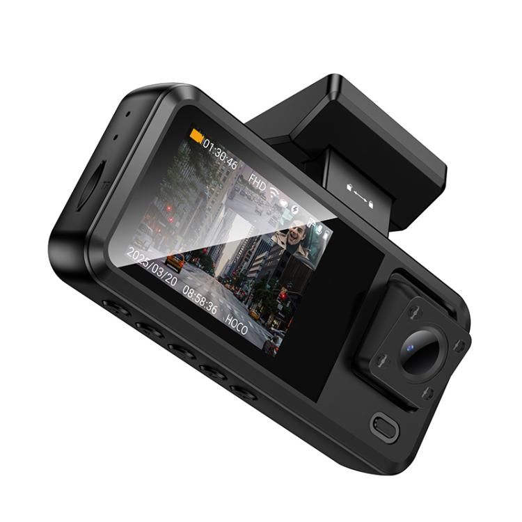 HOCO DV15 2inch Screen Display Three-way Driving Recorder Car Dash Camera 720P 30fPs