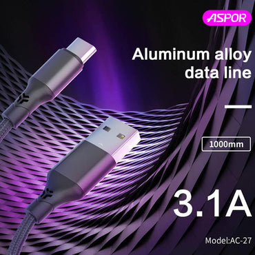 Aspor Cable for IPhone, All Android Phones Micro USB and Type C with Lighting for IOS Gadgets