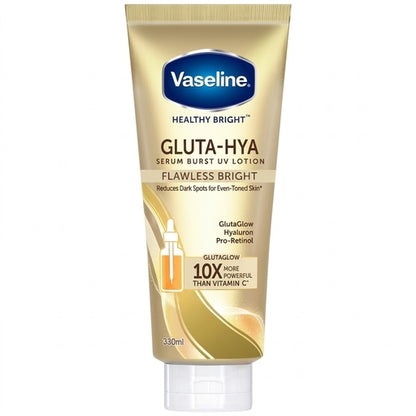 Vaseline Healthy Bright Gluta-HYA Serum Burst Flawless Glow UV Lotion 330Ml