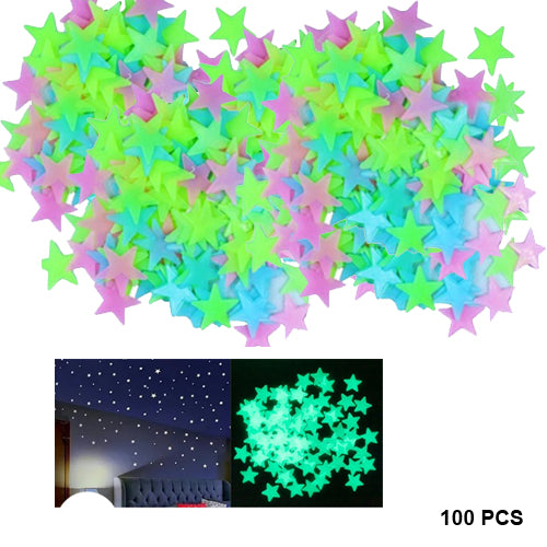 High Radium Star Stickers High Quality 3D Light Emitting Stars - 40 Pcs Radium Luminous Stars