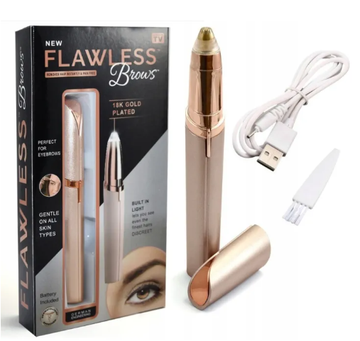Portable Safe Rechargeable Painless Eyebrow Trimmer Facial Hair Remover SMT