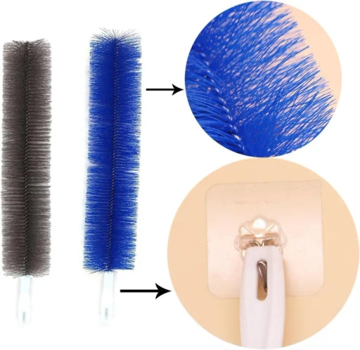 Flash Dust Magnet,Flexible Fan Dusting Brush Fan