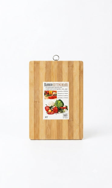 High-Quality Natural Bamboo Kitchen Chopping Board, Heavy-Duty Reversible Solid Wood Cutting Board