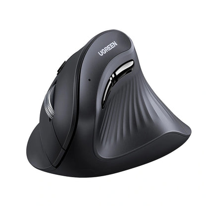 GREEN MU008 Vertical Ergonomic Mouse, Bluetooth & 2.4G, Silent Quiet Clicks, 5 Buttons, 4000 DPI & 4 Adjustable DPI, for Laptop, Mac, Chromebook, PC, Windows