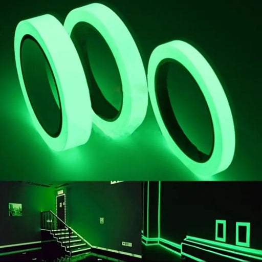 Luminous Tape 3 Meters Self-Adhesive Glow Emergency Logo in the Dark Safety Stage Stickers