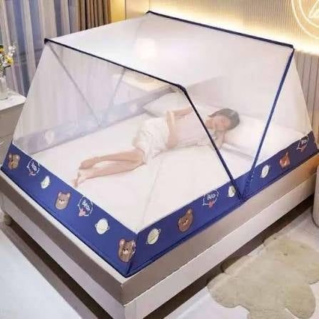 Single Bed Foldable Mosquito Net - (L - 4Ft , W - 6Ft)