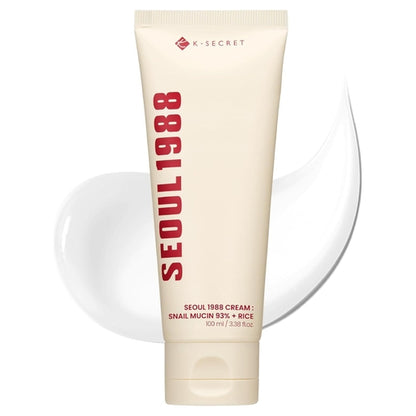 K-SECRET SEOUL 1988 Cream : Snail Mucin 93% + Rice -100Ml