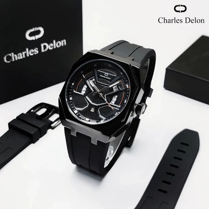 Men Watch Sport Wristwatch Top Brand Luxury Military Auto Date Silicone Rubber Quartz Watches