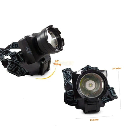 Aiko Rechargeable Head Mounted LED Torch Lamp AS-665