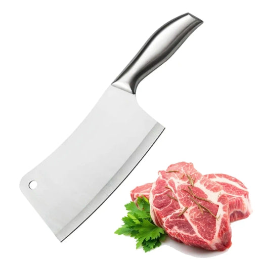 Professional Butcher Chopper Cleaver Knife Stainless Steel Premium Meat and Vegetable Knife