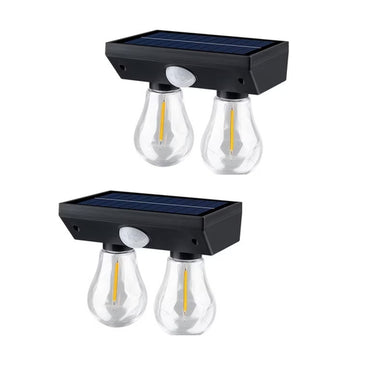Solar Lamp Outdoor Indoor Bulb Lantern Motion Sensor Wall Light Waterproof Street Solar Porch Lights