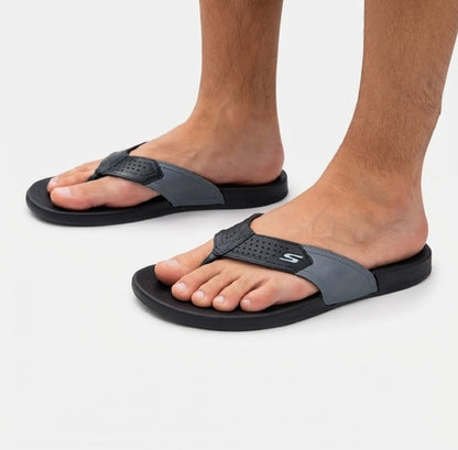 Men’s Blue & Gray Flip-Flops