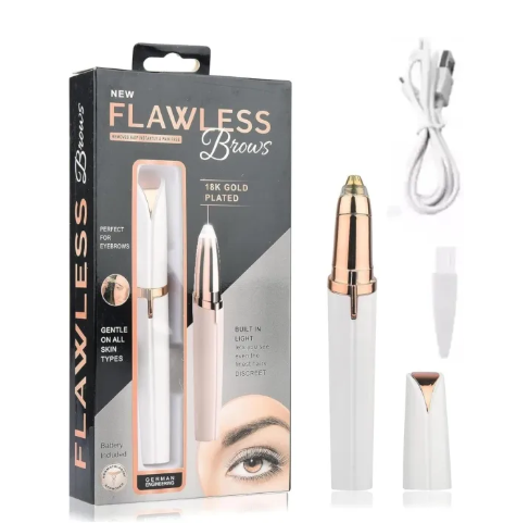 Premium Rechargeable Women's Eyebrow Trimmer & Facial Hair Remover - Portable Painless Hair Removal