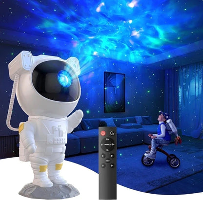 Astronaut Galaxy Projector Starry Sky Night Light, Astronaut LED Star Projector with Nebula