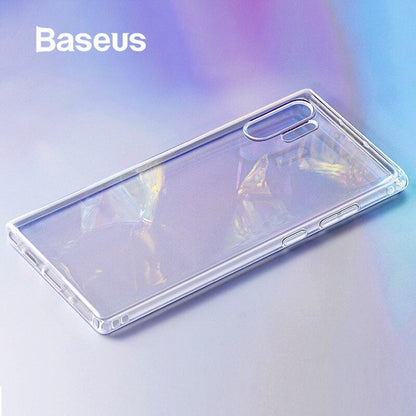 100% Genuine BASEUS Simple Series Clear Anti-drop TPU Phone Case for Samsung Galaxy Note 10