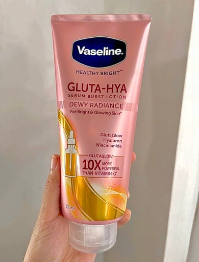 Vaseline Healthy Bright Gluta-HYA Serum Burst Dewy Radiance Lotion 330Ml