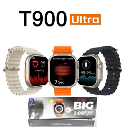 T900 Ultra Smart Watch 49Mm 2.09" Series 8 with Heart Rate Monitor & Bluetooth Call