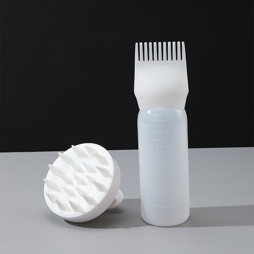 Silicone Scalp Massager & Shampoo Brush - Fragrance-Free, Battery-Free Hair and Body Scrubber