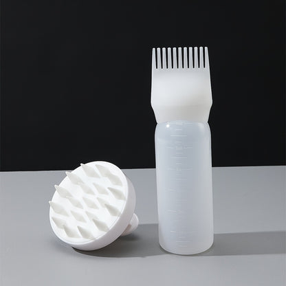 Silicone Scalp Massager & Shampoo Brush - Fragrance-Free, Battery-Free Hair and Body Scrubber