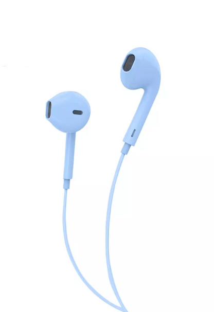 Denmen Headphone Wired Headset 3.5Mm Universal Wire Control Earphone Random Colors