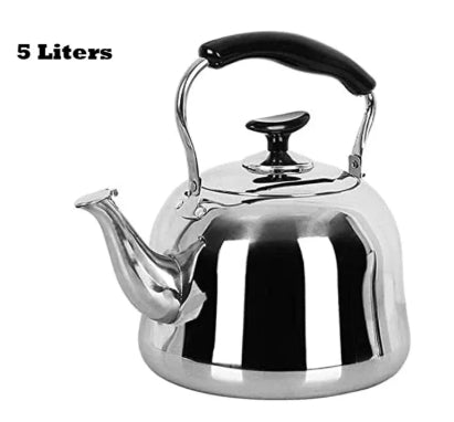 Stainless Steel Kettle Large Size 5 Liters / 6 Liters
