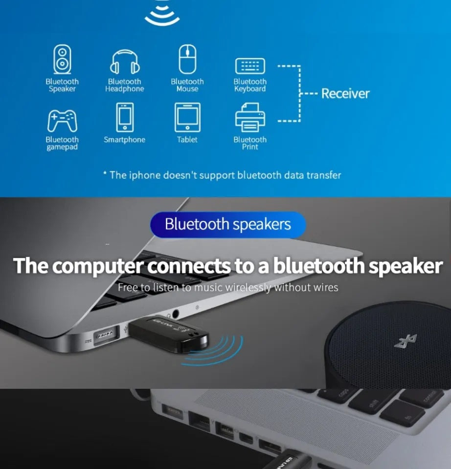 LB-LINK BL-WN300BT Bluetooth 4.2 Plus Wi-Fi N USB Adapter