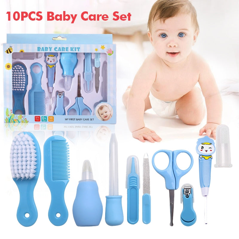 10 in 1 Baby Nail Care Tool Newborn Baby Nail Clippers Nail Clippers 10Pcs Health Care for Infants Newborns Children's Baby Grooming Kit 10 Pcs Box/Gift Box For Babies And Kids 10 Pcs Health Care Kit For Newborn Baby Digital Thermometer