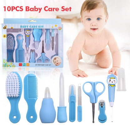 10 in 1 Baby Nail Care Tool Newborn Baby Nail Clippers Nail Clippers 10Pcs Health Care for Infants Newborns Children's Baby Grooming Kit 10 Pcs Box/Gift Box For Babies And Kids 10 Pcs Health Care Kit For Newborn Baby Digital Thermometer