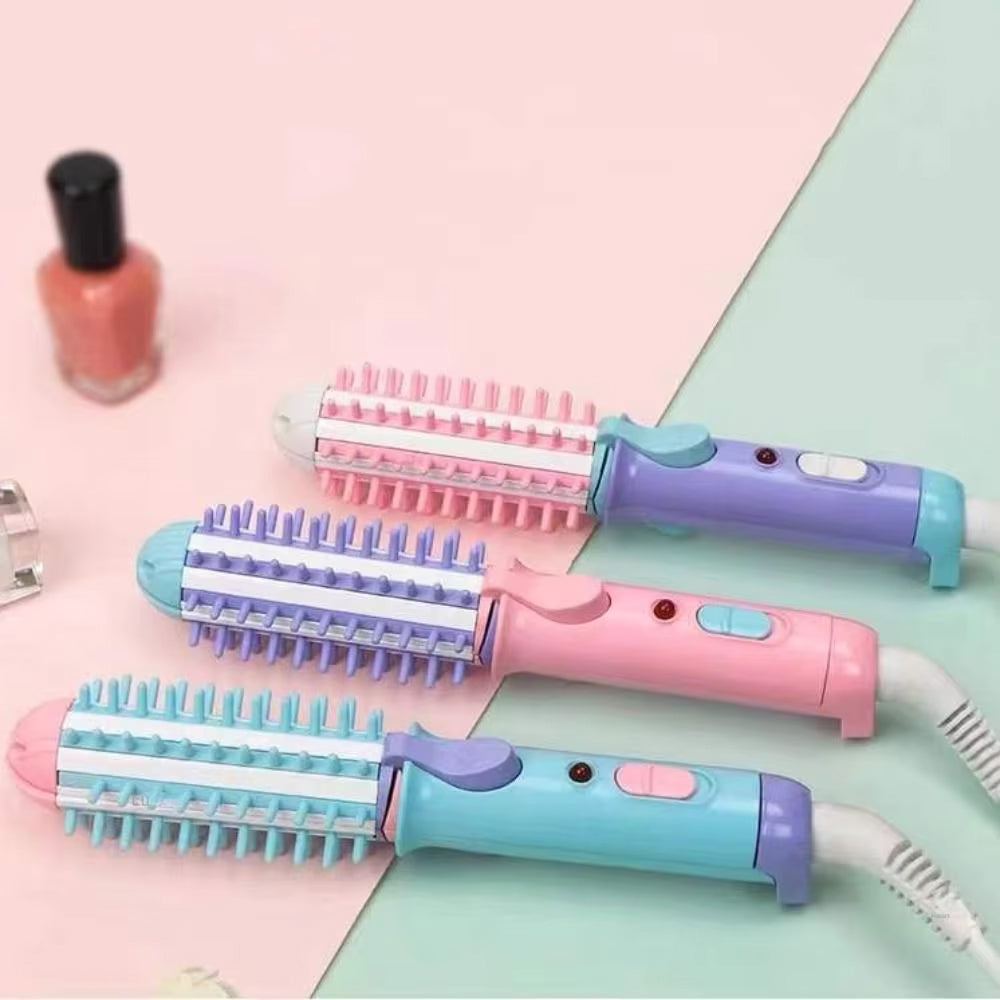 Hairdressing Electric Hair Straightener Comb Straightening Heating Temperature Hair Straightener Brush Smoothing Makeup Hairdressing Electric Hair Straightener Comb Straightening Heating Temperature Hair Straightener Brush Smoothing Auto-rotating