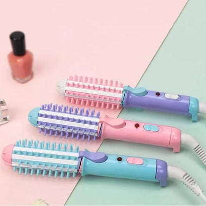 Hairdressing Electric Hair Straightener Comb Straightening Heating Temperature Hair Straightener Brush Smoothing Makeup Hairdressing Electric Hair Straightener Comb Straightening Heating Temperature Hair Straightener Brush Smoothing Auto-rotating