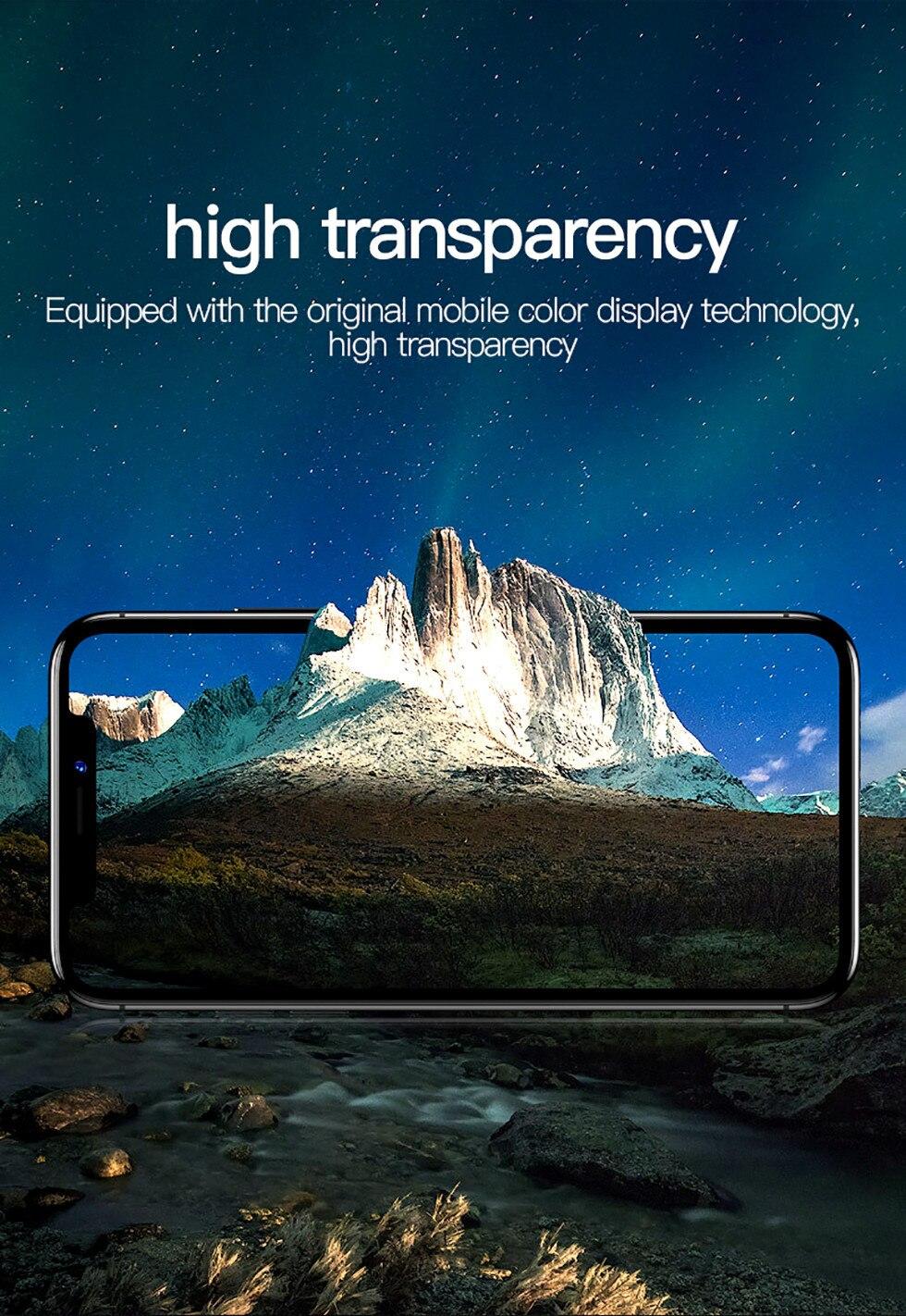 X-Level Original Tempered Glass Screen Protector Soft Edge Film Protective Glass  For Apple iPhone