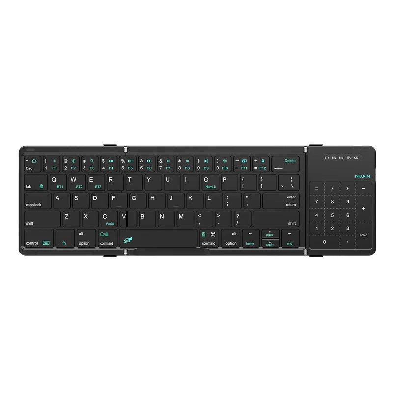 Nillkin Cube Pocket Foldable Keyboard with TrackPad & Wireless Bluetooth, Portable Travel Keyboard