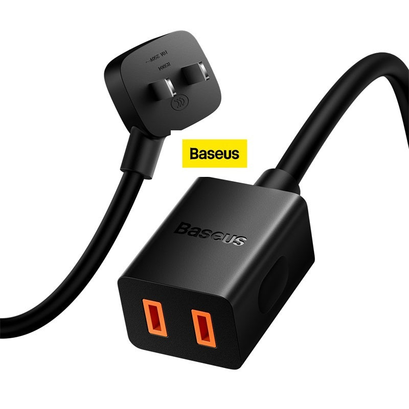 Baseus PowerCombo Mini Power-Strip 1AC with 1.0m Power Cord CN Support 2500W Max