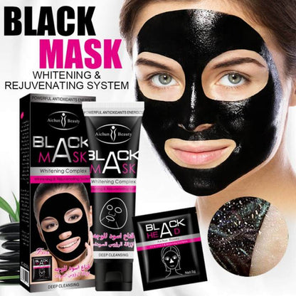 Skin Care - Aichun Black Mask Nose Blackhead Remover Peel off Facial Mask Acne Treatment Collagen