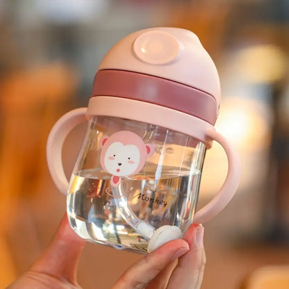 250Ml Cartoon Kids Drinking Cup – Leakproof BPA-Free Cup with Straw, Durable and Easy to Handle