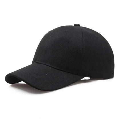 Premium Unisex Blue Baseball Cap for Men & Women | Adjustable Plain Curved Sun Visor Hat