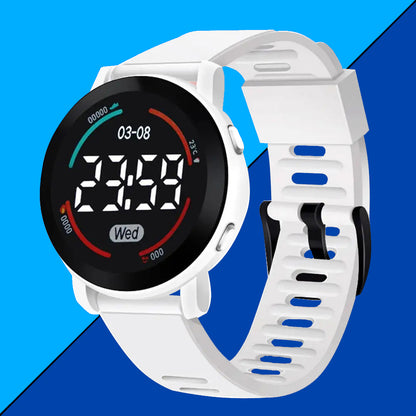 Unisex LED Digital Silicone Band Sports Belt Watch for Smart Men Boys Gents Ladies Unisex LED Watches