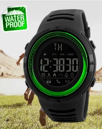 Piaoma Waterproof Watch 1251 Digital Watch for Men